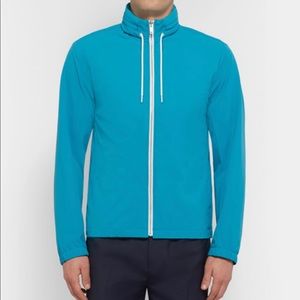 Theory Solomon Stretch-Shell Hooded Track Jacket